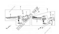 RECHTE FUSSPEGS LINKS für SYM MIO 50 (45 KMH) (HU05WAZ1-6) (L2) 2012