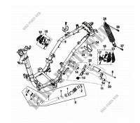 RAHMENKÖRPER   MOTORHÄNGER für SYM SYMPHONY ST 50 (25 KMH) (XB05W4-NL) (E4) (L7-M0) 2017