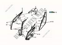 KÖRPERABDECKUNG für SYM MAXSYM 400 EFI ABS (LX40A2-6) (L2-L4) 2012