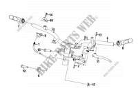 CABLE SWITCH HANDLE LEAVER für SYM FIDDLE II (25 KMH) (AF05W1-6) (L0-L3) 2012