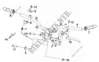 CABLE SWITCH HANDLE LEAVER für SYM GTS 300I ABS (LN30W7H-FR) (L5) 2015