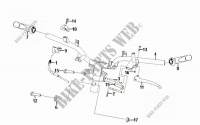 CABLE SWITCH HANDLE LEAVER für SYM GTS 300I ABS (LN30W7H-FR) (L5) 2015