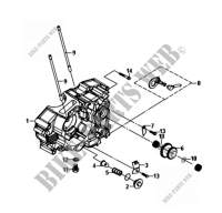 MOTORDECKEL LINKS für SYM WOLF CARBURATED 125 (PU12E1-6) (L1-L6) 2012