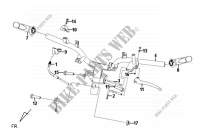 CABLE SWITCH HANDLE LEAVER für SYM FIDDLE II 50 (45 KMH) (AF05W-6) (L0-L4) 2012