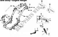 FRAME BODY   ENGINE HANGER für SYM FIDDLE III 200I (XA20W1-EU) (L6) 2016