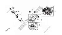 EINLASSROHR für SYM GTS 300I ABS (LN30W5-FR) (L4) 2014