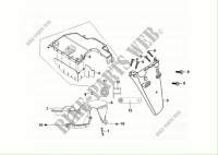 REAR FENDER   REAR INNER FENDER für SYM GTS 300I ABS (LN30W5-FR) (L4) 2014