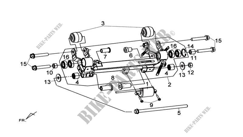 ENGINE HANGER LINK für SYM MAXSYM 600I (LX60A2H-F) (L5) 2015