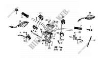 KABEL   SCHALTER   GRIFFHEBEL für SYM MAXSYM 400 EFI ABS (LX40A2-6) (L2-L4) 2012