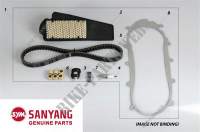 SERVICE KIT   TEILE ALLO 50 für SYM JOYMAX 300I ABS (LN30W7-EU) (L4) 2014